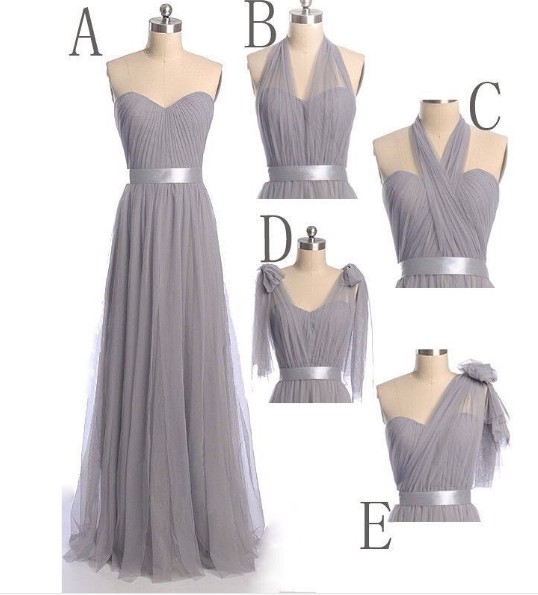 Tulle Convertible Bridesmaid Dress on ...