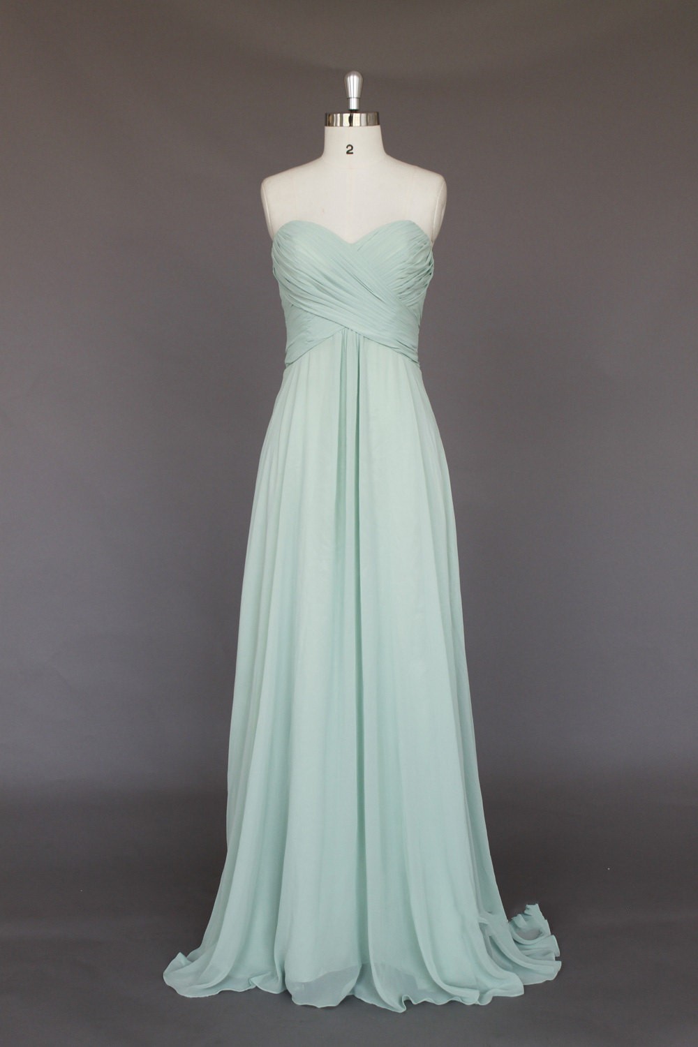 A Line Empire Chiffon Bridesmaid Dress,A-line Sweetheart Prom Dress ...
